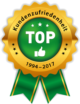 TOP Kundenzufriedenheit 1994–2018